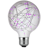 Sunlite 81179-SU G30/LED/DX/1.5W/P LED G30 Globe String Light Bulb Decorative LightBulb 1 Pack Purple