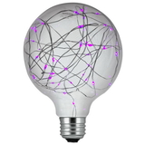 Sunlite 81185-SU G40/LED/DX/1.5W/P LED G40 Globe String Light Bulb Decorative Light Bulb Purple 1 Pack