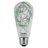 Sunlite 81191-SU ST64/LED/DX/1.5W/G LED ST64 Edison Style String Light Bulb ST64 Edison Style Decorative Bulb green 1 Pack
