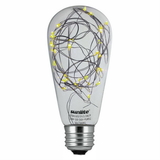 Sunlite 81192-SU ST64/LED/DX/1.5W/27K LED ST64 Edison Style String Light Bulb Decorative LightBulb Warm White 1 Pack
