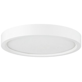 Sunlite 81282 Tunable LED 5-Inch Round Mini Panel Light Fixture, 10 Watts (50W=), 600 Lumens, 30K/40K/50K CCT, Dimmable, White Finish, 50,000 Hour Life Span, Energy Star Certified, ETL Listed