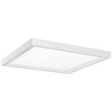 Sunlite 81287 Tunable LED 9-Inch Square Mini Panel Light Fixture, 18 Watts (100W=), 600 Lumens, 30K/40K/50K CCT, Dimmable, White Finish, 50,000 Hour Life Span, Energy Star Certified, ETL Listed