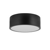 Sunlite 81377 11-Inch LED Solid Band Ceiling Fixture, 15 Watts (60W=), 950 Lumens, Tunable 30K/40K/50K Color, 80 CRI, Dimmable, ETL Listed, Black