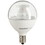 Sunlite 82040-SU LED G16.5 Light Bulb 5 Watts (40W Equivalent), 350 Lumens, 90 CRI, Candelabra Base (E12), Clear Finish, Dimmable, Energy Star, ETL Listed, 30K- Warm White, 6 Pack
