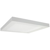 Sunlite 87746 LED Tunable 12-Inch Square Flat Panel Light Fixture, 10 Watts, 920 Lumens, Slim Design, Ceiling Mount, 30K/35K/40K/45K/50K CCT, Dimmable, White Finish, 50,000 Hour, UL Listed, 1 Count