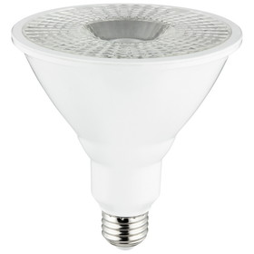 Sunlite 87935 LED PAR38 Long Neck Spotlight Bulb, 15 Watt (100W Halogen EQ), 1200 Lm, 40&#176; Flood Beam, Medium E26 Base, 90 CRI, Waterproof, Dimmable, 3000K Warm White, 1 Count