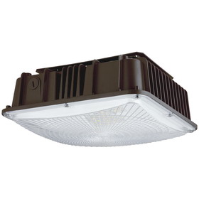 Sunlite 88129 LED Outdoor Canopy Light Fixture, 30W/40W/60W, 7800 Lumens, 30K/40K/50K, 80 CRI, ETL Listed, Bronze, for Commercial &#038; Industrial Use