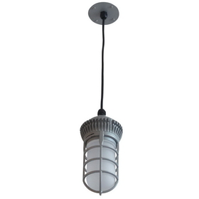 Sunlite 88147-SU LFX/VT/PEN/12W/50K 12 Watt 120-277 Volt LED Vaporproof Fixture, Grey Powder Coated Finish, Frosted Lens