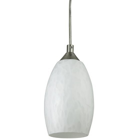 Sunlite LFX/DSG/PD/D/9W/JUN 9 Watt LED Decorative Glass Pendant, 3000K Warm White