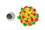Silikomart 43.646.99.0001 Mini Flower Tube 06 - Stainless Steel Tips For Piping Bag 18 Mm