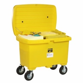 SpillTech HazMat Spill Cart Kit with 8in Wheels (48" L x 31" W x 31.5" H)