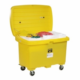 SpillTech Oil-Only Spill Cart Kit with 5in Wheels (48" L x 31" W x 31.5" H)