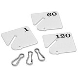 HPC Ot-100 Out Tags For All Kekabs, Unnumbered, 100/Box