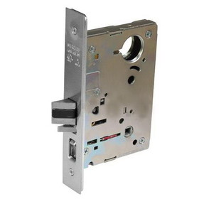 Sargent Bp-8204 26D Grade 1 Storeroom Mortise Lock, Body Only With Front And Strike, Non-Handed, Satin Chrome