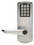 KABA E2031LL-626-41 E-Plex Electronic Pushbutton Cylindrical Lever Lock, Satin Chrome
