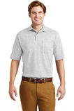 Custom JERZEES® -SpotShield™ 5.6-Ounce Jersey Knit Sport Shirt with Pocket - 436MP