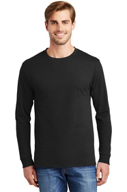 Custom Hanes&#174; - Authentic 100% Cotton Long Sleeve T-Shirt - 5586