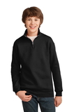 JERZEES® Youth NuBlend® 1/4-Zip Cadet Collar Sweatshirt - 995Y