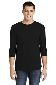 Custom American Apparel &#174; Poly-Cotton 3/4-Sleeve Raglan T-Shirt - BB453W