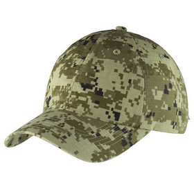 Custom Port Authority C925 Digital Ripstop Camouflage Cap