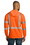 CornerStone CS208 ANSI 107 Class 3 Long Sleeve Segmented Tape Hooded Tee