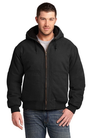 CornerStone&#174; Washed Duck Cloth Insulated Hooded Work Jacket - CSJ41