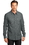Custom District DM3800 Made - Mens Long Sleeve Washed Woven Shirt