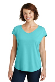 District DM416 Women's Drapey Cross-Back Tee