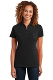 Custom District Madeo Ladies Jersey Double Pocket Polo. DM433