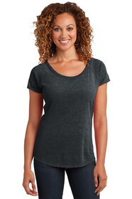 District DM443 Made Ladies Tri-Blend Scoop Tee