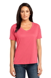 District DM480 Made - Ladies Modal Blend Relaxed V-Neck Tee