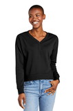 District® Women's Perfect Tri® Fleece V-Neck Sweatshirt - DT1312