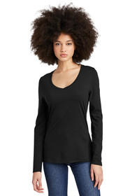 District&#174; Women's Perfect Tri&#174; Long Sleeve V-Neck Tee - DT135