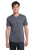 Custom District - Young Mens Textured Notch Crew Tee. DT172