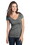 Custom District DT2001 Juniors Extreme Heather V-Neck Tee