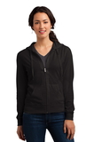 District® Women's Fitted Jersey Full-Zip Hoodie - DT2100