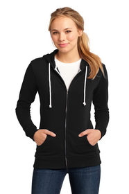 District DT290 Juniors Core Fleece Full-Zip Hoodie