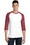 Heathered Red/ White