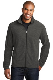 Port Authority F235 Heather Microfleece Full-Zip Jacket