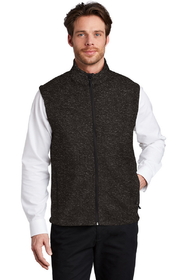 Custom Port Authority F236 Sweater Fleece Vest