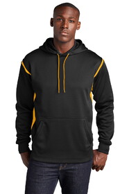 Sport-Tek F246 Tech Fleece Colorblock Hooded Sweatshirt