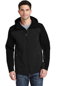 Custom Port Authority J335 Hooded Core Soft Shell Jacket