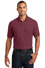 Custom Port Authority K100P Core Classic Pique Pocket Polo