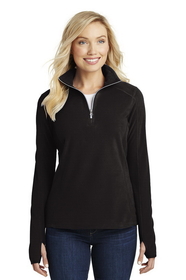 Custom Port Authority L224 Ladies Microfleece 1/2-Zip Pullover