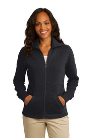 Custom Port Authority L293 Ladies Slub Fleece Full-Zip Jacket