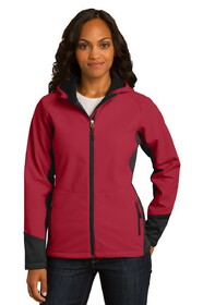 Port Authority L319 Ladies Vertical Hooded Soft Shell Jacket