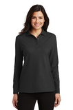 Port Authority® Ladies Silk Touch™ Long Sleeve Polo - L500LS