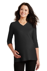 Port Authority&#174; Ladies Silk Touch&#153; Maternity 3/4-Sleeve V-Neck Shirt - L561M