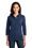 Port Authority L578 Ladies 3/4-Sleeve Meridian Cotton Blend Polo