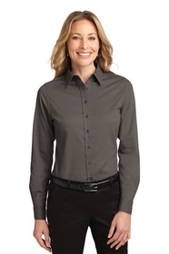 Custom Port Authority L608 Ladies Long Sleeve Easy Care Shirt